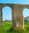 Historical sight Kamares Aqueduct view, Larnaca, Cyprus