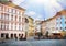 Historical sights of Olomouc in the Czech Republic