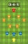Historical soccer tactical formation 3-6-1