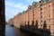 Historical speicherstadt in hamburg