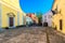 Historical square in Motovun, Istria.