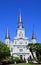 Historical St, Luis Cathedral at Jackson Square, New Orleans, Louisiana