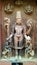Historical statue of god vishnu