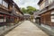 Historical street in Kanazawa, Japan