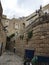 Historical Street with streetlights of the Old Jaffa, Israel