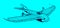 Historical study of a futuristic monoplane aircraft on a blue background