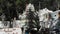 Historical temple antaragange kolar. aerial top view