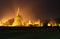 The historical temple in Ayutthaya, Thailand