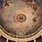Historical theatre in Montelupone town, Marche region, Italy. Amusement, colours, frescoes and art