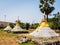 The historical three pagodas at Sangkhlaburi, Thailand