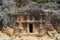 Historical tombs in the mountains