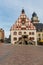 Historical town hall in Plauen city in Germany