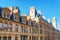 Historical university building of the Sorbonne in Paris, France