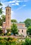 The historical village church in Caputh-Schwielowsee in Brandenburg an der Havel, Germany