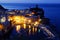 Historical Village Vernazza in the Night