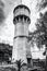 Historical water tower in in Piestany spa, colorless