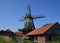 Historical Wind Mill at the River Leine, Lower Saxony