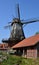 Historical wind Mill at the River Leine, Lower Saxony