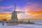 Historical windmill in the countryside from the Netherlands