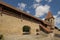 Historische Stadtmauer von Amberg in der Oberpfalz, Bayern, Sonne, blauer Himmel