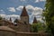 Historische Stadtmauer von Amberg in der Oberpfalz, Bayern, Sonne, blauer Himmel