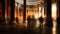 history blurred pantheon rome interior
