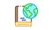 history of geography science Icon Animation