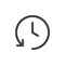 History line simple icon