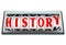 History Word in Odomoter Dial Bar