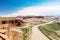 Hite overlook over Colorado river and Glen Canyon in Utah