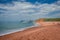 Hive beach, Bridport, Dorset, the view of the cliffs