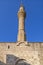 Hizirbey mosque and minaret under blue sky in Egirdir.