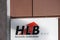 Hlb train company sign in giessen germany