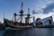 HMB Endeavour replica historic ship at Darling Harbbour