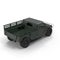 HMMWV Military Hummer on white. 3D illustration