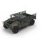 HMMWV Military Hummer on white. 3D illustration