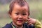 Hmong ethnic minority child smiling Vietnam