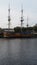 HMS Bark Endeavour ship at Stockton on Tees