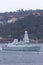 HMS Daring Type 45 Daring-class air-defence destroyer of the Royal Navy departing Sydney Harbor