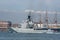 HMS Mersey fishing protection vessel, Portsmouth, UK