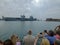 HMS QUEEN ELIZABETH - the Royal Navy\'s newest and largest ever warship - sails from Portsmouth for only the second occasion, this