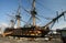 HMS Victory at Portsmouth Harbour, England