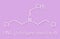 HN1 nitrogen mustard molecule. Skeletal formula.