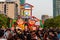 Ho Chi Minh City, Vietnam - february 4, 2019 : Nguyen Hue flower street during Lunar New Year at downtown of Ho Chi Minh City.