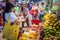 Ho Chi Minh City, Vietnam: a street vendor sells tropical fruits