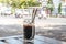 Ho Chi Minh City, Vietnam: Vietnamese cold coffee with ice in a typical glass mug