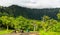 Ho'omaluhia Botanical Garden with views of Ko'olau mountains in Hawaii