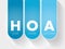 HOA - Homeowners Association acronym