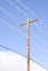 Hoar Frost on Power Lines