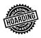 Hoarding rubber stamp